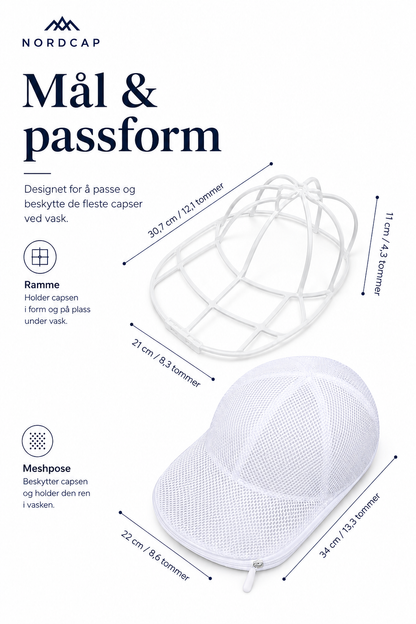 NordCap – Vask capsen uten at den mister formen